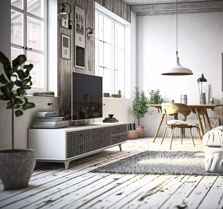 Siva naljepnica za namještaj - TenStickers