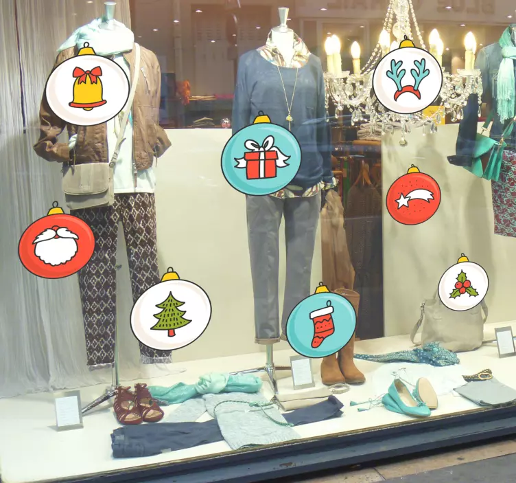 Skup naljepnica za božićne kolekcije - TenStickers