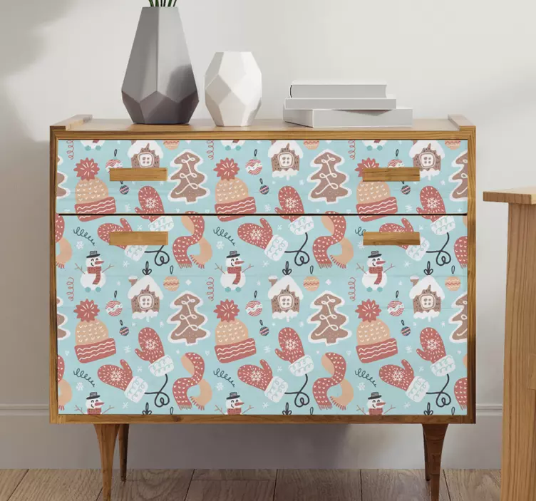 Slatka božićna naljepnica za medenjake - TenStickers