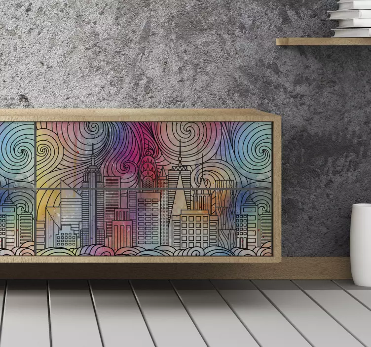 Slikanje naljepnice gradskog namještaja - TenStickers