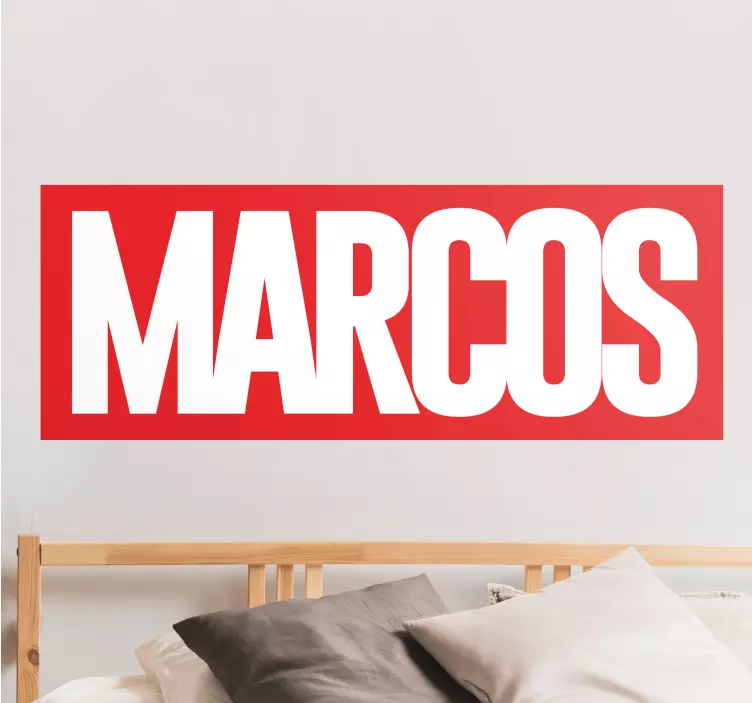 Strip vinilna naljepnica s personaliziranim imenom - TenStickers