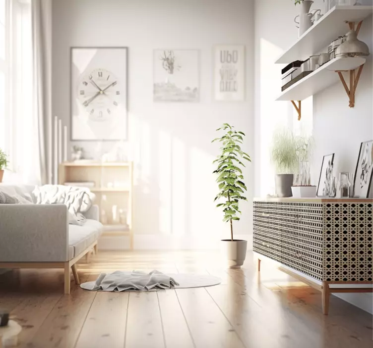 Svijetlosmeđe kanažne naljepnice za namještaj - TenStickers