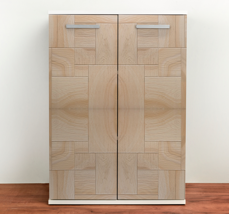 Naljepnica za namještaj od svijetlosmeđeg drveta - TenStickers