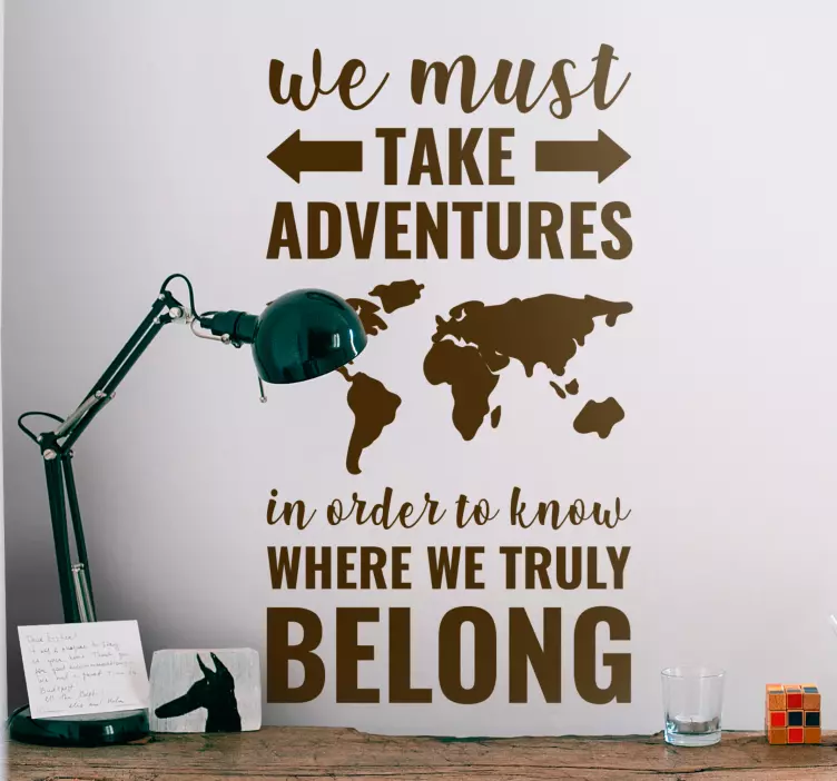 Tekstualne avanture putne naljepnice - TenStickers