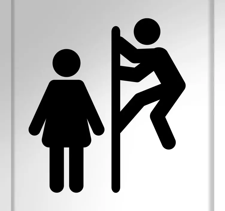 Naljepnica na vrata djevojke - TenStickers