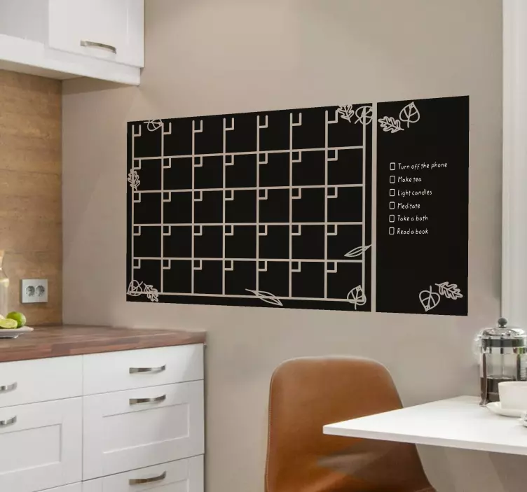 Tjedni planer i naljepnice za ploču za bilješke - TenStickers