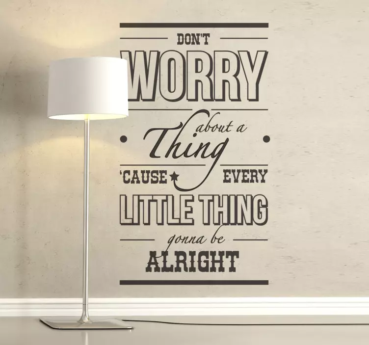 Tri male ptice bob marley zidna naljepnica - TenStickers