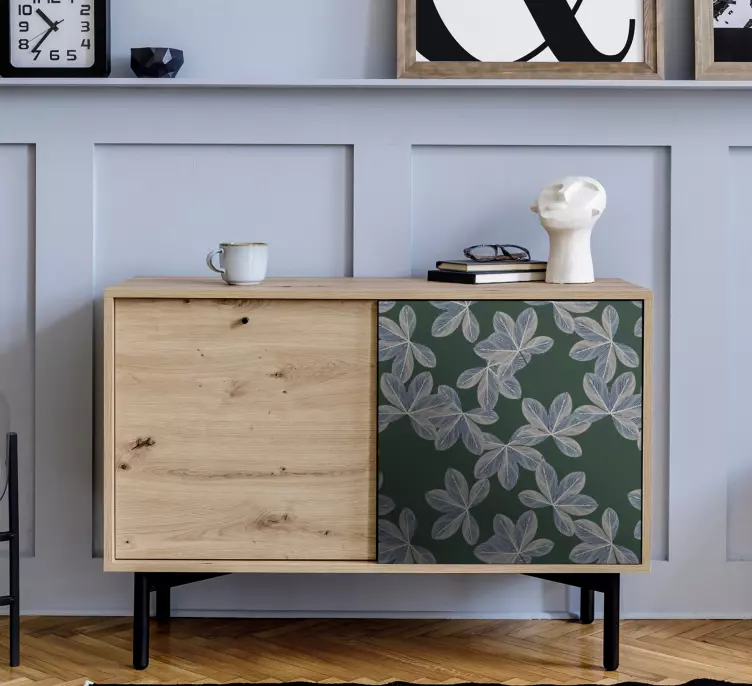 Ukrasna naljepnica s botaničkim listom - TenStickers