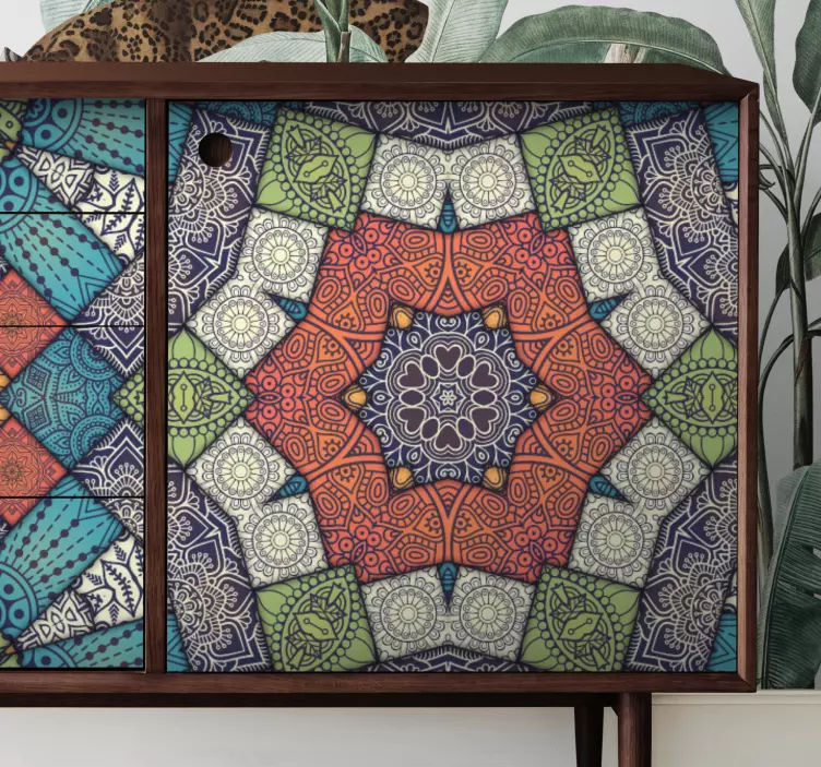 Naljepnice za namještaj živahna konfiguracija - TenStickers