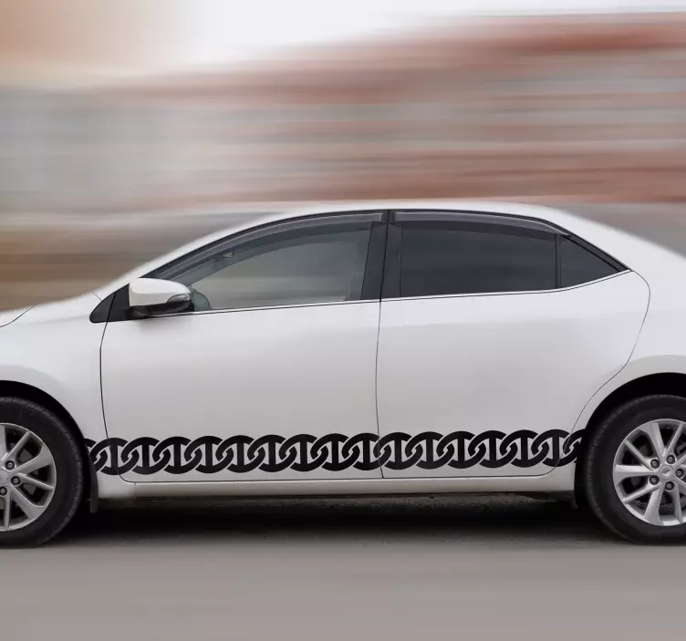 Personalizirane naljepnice za auto lanci - TenStickers