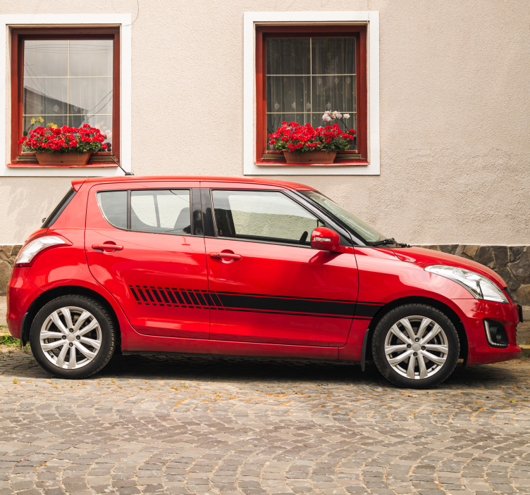 Personalizirane naljepnice za auto pruge gradijent - TenStickers