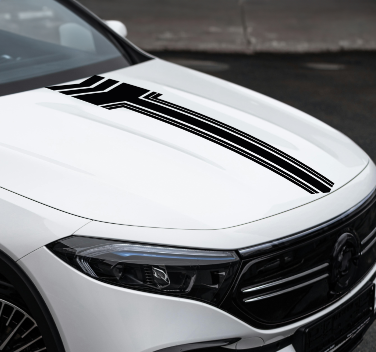 Personalizirane naljepnice za auto pruge sa strelicama - TenStickers