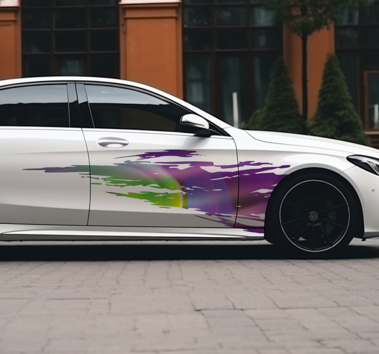 Personalizirane naljepnice za auto ubrzati buđenje - TenStickers