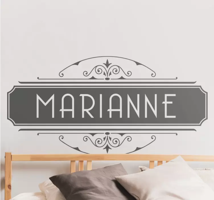 Ukrasna naljepnica s personaliziranim imenom - TenStickers