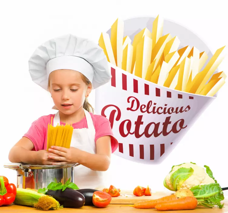 Ukusni pomfrit - TenStickers