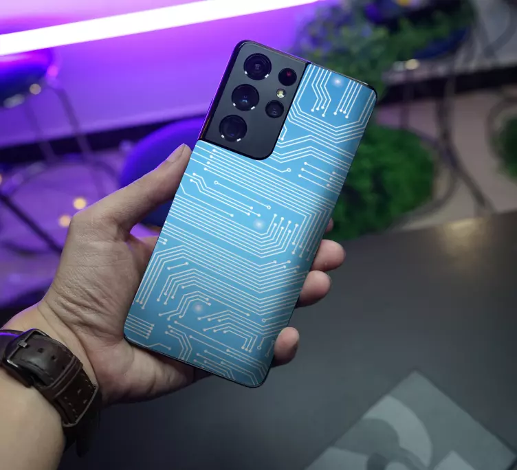 Naljepnica elektroničkog uzorka samsung - TenStickers