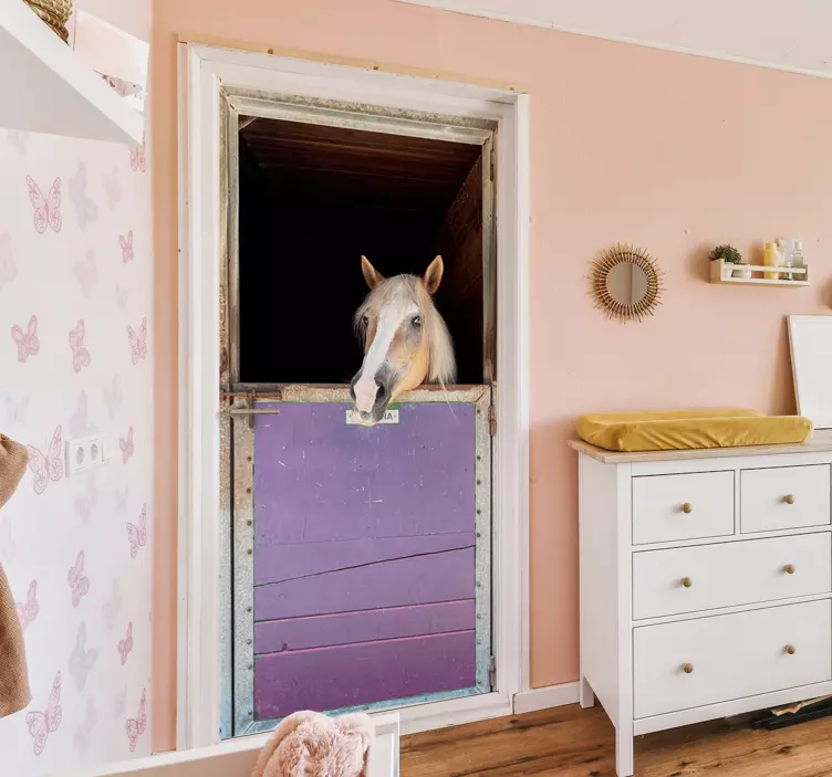 Naljepnica za staklena vrata konjušnice - TenStickers