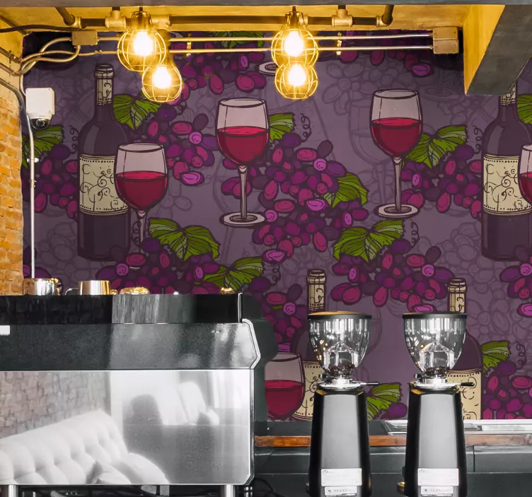 Vinska karta za lokalnu naljepnicu - TenStickers