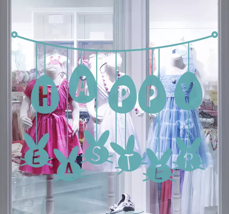 Visi sretna uskrsna naljepnica - TenStickers