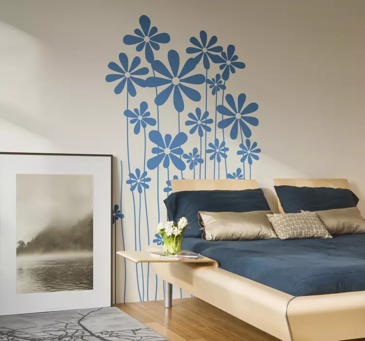 Visoka naljepnica zidova tratinčica - TenStickers