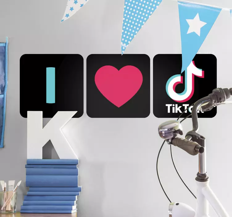 Volim tik tok business naljepnicu - TenStickers