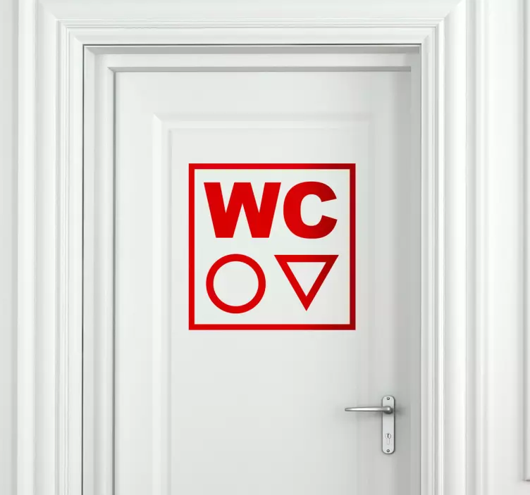 Wc naljepnica za wc - TenStickers