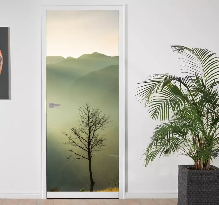 Za vinilne naljepnice za vrata prirode - TenStickers