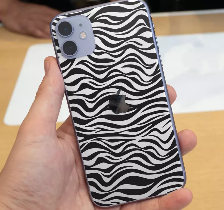 Naljepnica zebra pozadine za iphone - TenStickers
