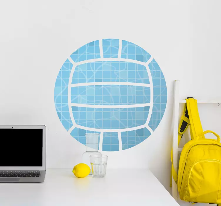 Vaterpolo lopta zidni dekor - TenStickers