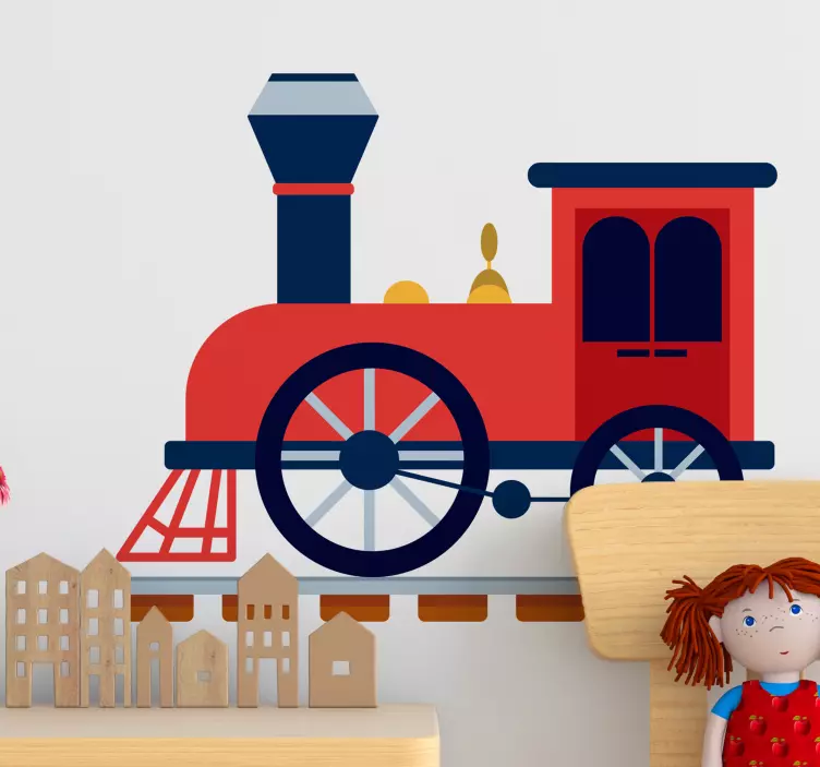 Zidni mural vlaka - TenStickers
