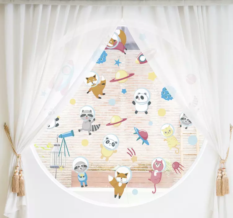 Naljepnica životinje u svemiru - TenStickers