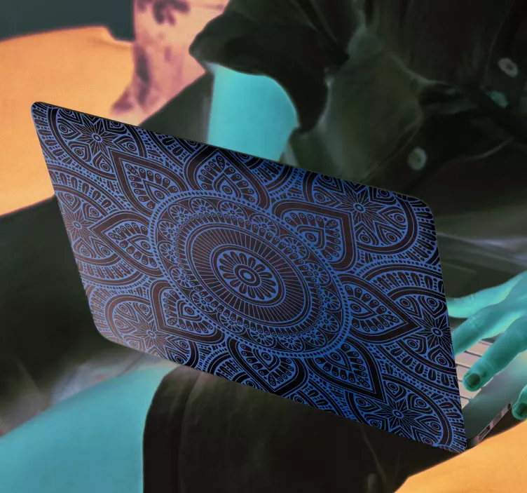 Zlatna naljepnica za prijenos mandata mandala - TenStickers