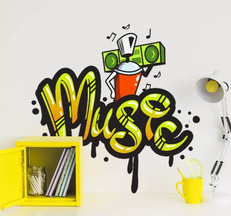 Zvuk gradske urbane naljepnice - TenStickers