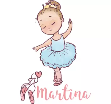 Naljepnica za zid balerina - TenStickers
