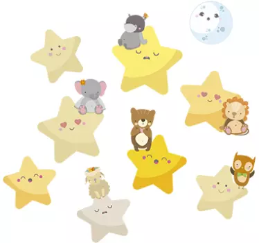 Naljepnica zid za zvijezde - TenStickers
