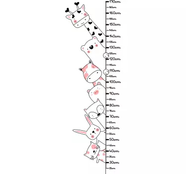 Naljepnica s divlje životinje metar visine - TenStickers