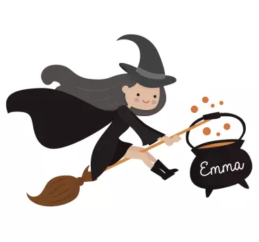 Naljepnica za vještice za vještice halloween - TenStickers