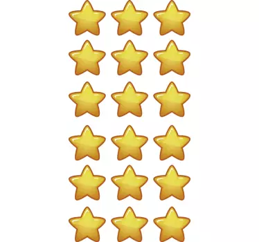 Naljepnica za djecu jarki zvjezdani akcenti - TenStickers