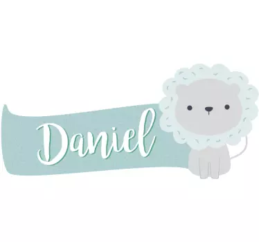 Lav s naljepnicom divlje životinje - TenStickers