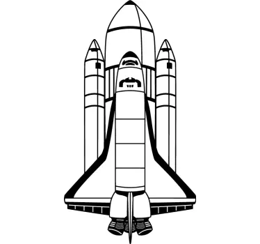 Naljepnica za zidanje dječje rakete - TenStickers