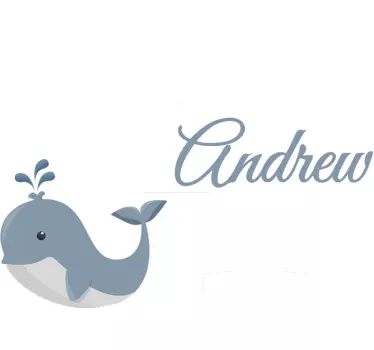 Prilagodljivo ime s naljepnicom za personalizirane kitove - TenStickers