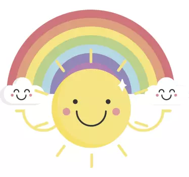 Stijenka duge i sunčeve stijenke - TenStickers