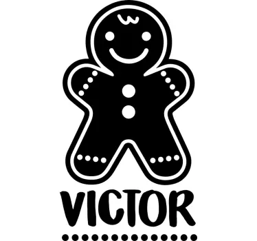 Naljepnice životinje Čovjek od medenjaka - TenStickers
