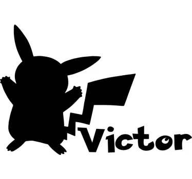 Pokémon s naljepnicom s imenom - TenStickers