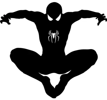 Naljepnica superheroja silueta pauka - TenStickers
