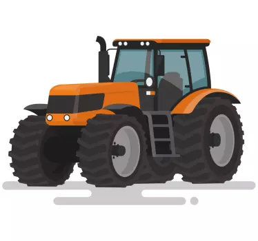 Narančasta naljepnica igračaka - TenStickers