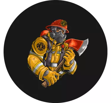 Vatrogasac zidne naljepnice za sobu za tinejdžere - TenStickers