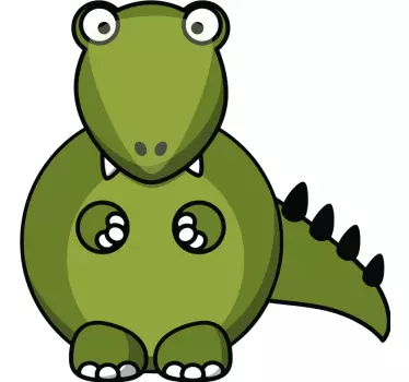 Naljepnica za djecu s veselim dinosaurom - TenStickers