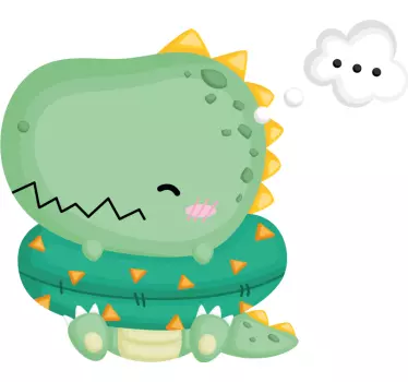 Naljepnica za djecu s slatkim dinosaurem - TenStickers