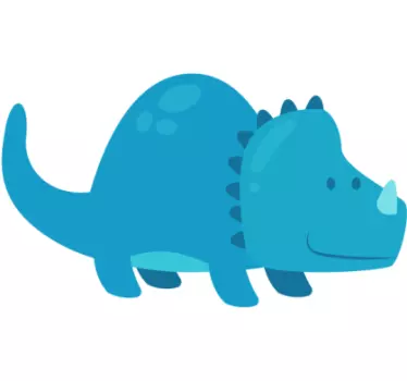 Naljepnica za djecu slatki animirani dinosaur - TenStickers